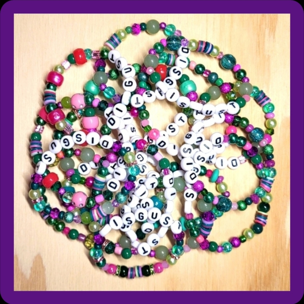 Inside Out Friendship Bracelet- Disgust